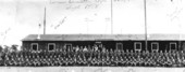 The Civilian Conservation Corps in front of supply house - Sebring, Florida.