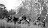 People on a quail hunt at Welaunee Plantation - Leon County, Florida