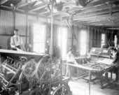 Interior of the original press of Palm Beach Post - West Palm Beach, Florida.