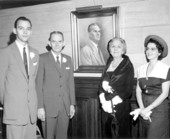 Ex-Speaker of the House celebrated with portrait in the chamber - Tallahassee, Florida.