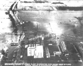 View of power plant in action during flood - Broward County, Florida