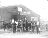 Howks' Sale Stable scene - Quincy, Florida