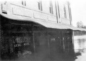 View of flooded store - Chattahoochee, Florida.
