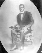Portrait of seated Willis Jiles - Tallahassee, Florida.
