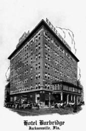 Hotel Burbridge- Jacksonville, Florida.