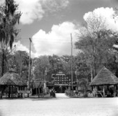 Entrance to the Seminole Indian Village - Silver Springs, Florida.
