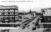 Orange Avenue looking north in business section - Orlando, Florida.