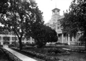 Grounds of the Royal Poinciana hotel - Palm Beach, Florida.