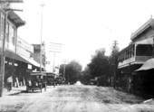 Main Street business district - Tavares, Florida.