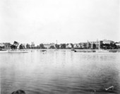 View of town from the lake - Eustis, Florida
