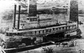 Stern wheel steamboat "Mary Elizabeth" on the Chattahoochee River