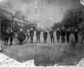 Portrait of junior firemen - Tampa, Florida.