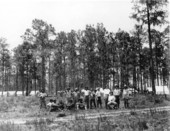 Phosphate mine work camp