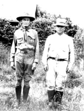Scout master Mr. Lind and assistant Mr. Burtrel - Lake Alfred, Florida