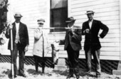 Men with large-mouth bass - Lake Alfred, Florida