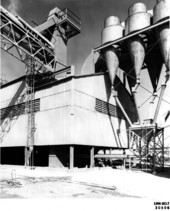 Dust control cyclones at the Swift & Co. plant - Agricola, Florida