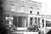 Construction work on the south side of Jefferson Street - Tallahassee, Florida.