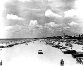View of the beach - Jacksonville Beach, Florida.