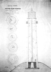 George G. Meade's design for the lighthouse - Jupiter Inlet, Florida.