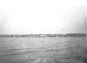View of town from the lake - Eustis, Florida