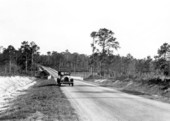Looking down Highway 17, north of De Bary - De Bary Region, Florida.