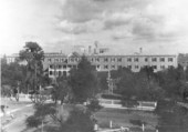 Exterior front view of the New Ocklawaha Hotel - Eustis, Florida