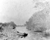 Rapids in the Miami River - Miami, Florida.