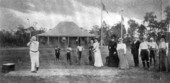 Group gathered at the 1st tee of the Florida East Coast Golf Club - Miami, Florida.