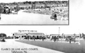 Clark's DeLuxe Auto Courts - Tallahassee, Florida.