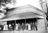 People standing in front of J.T. Budd & Son dry goods store - Monticello, Florida