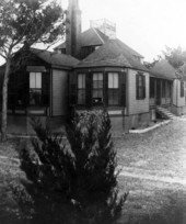 Zephaniah Kingsley home at the Kingsley Plantation on Fort George Island in Jacksonville, Florida.