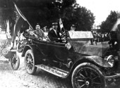 Reunion parade of Confederate veterans - Lakeland, Florida