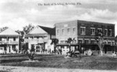 Bank of Sebring and other business buildings - Sebring, Florida.
