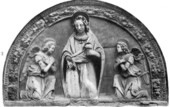 Decorative stonework of St. Lucie of Syracuse - Saint Lucie County, Florida