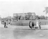 People standing outside the Union Station terminus - Tampa, Florida.