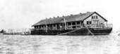 Quarter boat for railroad construction employees - Marathon, Florida
