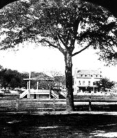View of the gazebo in St. James Park - Jacksonville, Florida