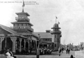 Cafe and Dancing Pavilion in Dixieland Park - Jacksonville, Florida