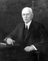 Painted portrait of Supreme Court Justice William Adam Hocker - Tallahassee, Florida.