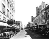 Looking south down Miami Avenue - Miami, Florida.