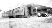 Last train to Saint Cloud at the depot - Saint Cloud, Florida.