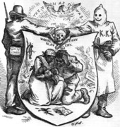 The White Men's League and KKK oppressing blacks