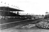 Horses racing at the Hialeah race track - Hialeah, Florida