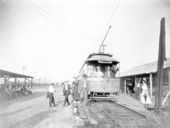 Streetcar at Ballast Point park - Tampa, Florida