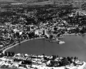 Aerial view of the city - Sarasota, Florida.