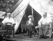 Camping out with all the comforts, near Pensacola.