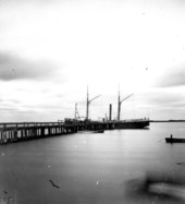 U.S. Army wharf in St. Augustine, Florida.