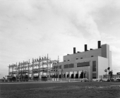Exterior view of Booth's Point Generating Plant, owned and operated by Florida Power Corporation - St. Petersburg, Florida