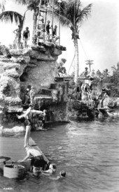 Children enjoying the Venetian Pool - Coral Gables, Florida