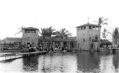 Crowds gathered at the Venetian Pool - Coral Gables, Florida